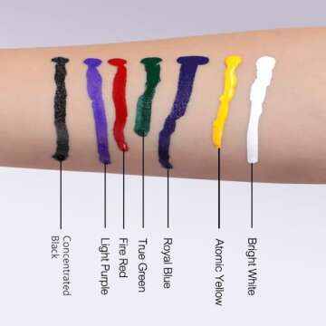 HAWINK Tattoo Ink Set 7 Colors Professional Quality