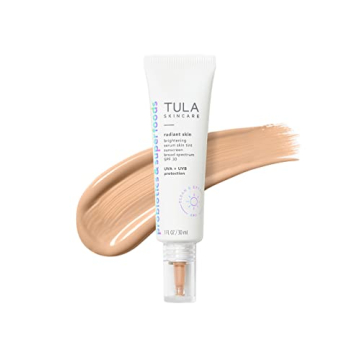 TULA Skin Care Radiant Skin Brightening Serum Skin Tint SPF