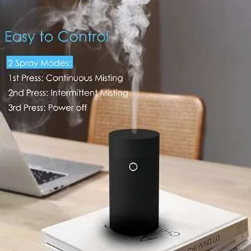 Car Diffuser for Essential Oils, Car Air Fresheners Fragrance Humidifiers, USB Powered Portable Cool...