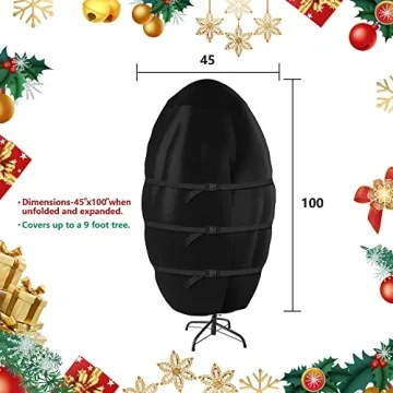 Heavy Duty Xmas Tree Storage Cover for 9FT Trees