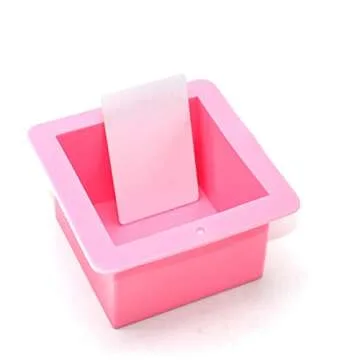 X-Haibei Large Cube Square Soap Candle Cake Jelly Resin Silicone Mold Mould 500ml