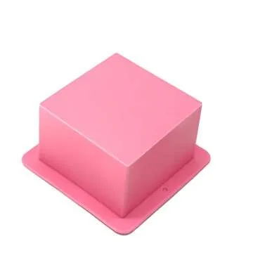 X-Haibei Large Cube Square Soap Candle Cake Jelly Resin Silicone Mold Mould 500ml