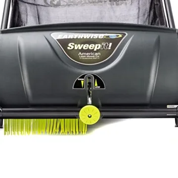 Earthwise 21-Inch Push Lawn Sweeper Easy Leaf Collection
