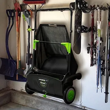 Earthwise 21-Inch Push Lawn Sweeper Easy Leaf Collection