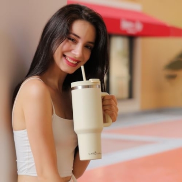 Labulabla Insulated Tumbler with Leak Proof Lid 40oz