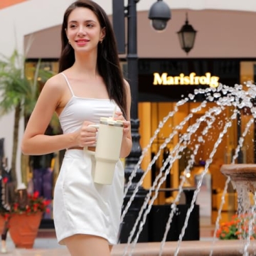 Labulabla Insulated Tumbler with Leak Proof Lid 40oz