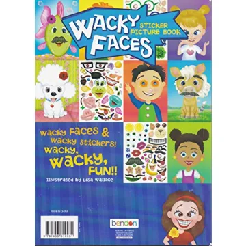 Bendon Create-A-Face Sticker Pad for Creative Family Fun