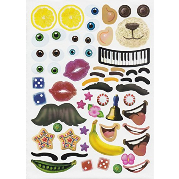 Bendon Create-A-Face Sticker Pad for Creative Family Fun