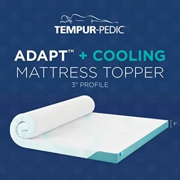 Tempur-Pedic Cooling 3-Inch Mattress Topper for Sleep Comfort