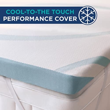 Tempur-Pedic Cooling 3-Inch Mattress Topper for Sleep Comfort