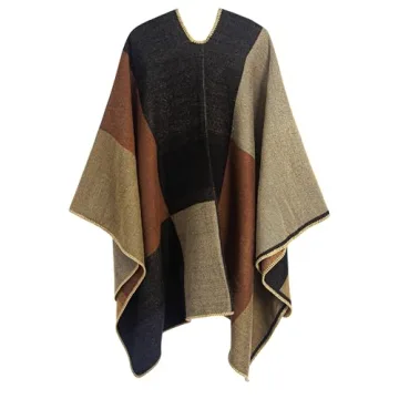 MissShorthair Women's Stylish Printed Shawl Poncho