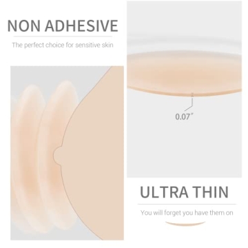 Comfortable Non Adhesive Nipple Covers for Women