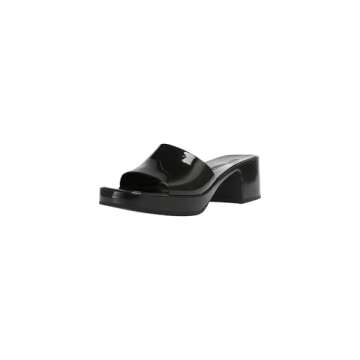 Steve Madden Women's Harlin Heeled Sandal, Black, 8