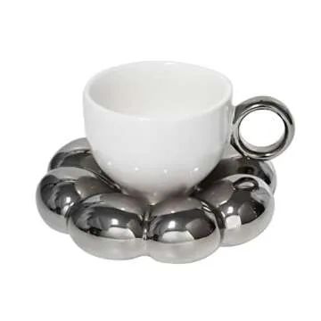 Koythin Iridescent Ceramic Mug Set for Stylish Sipping