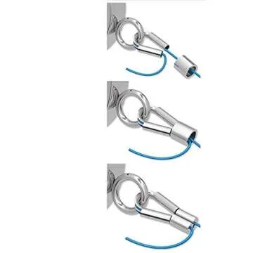 20pcs Adabele Authentic Sterling Silver Hypoallergenic Small Wire Guards for DIY Jewelry Making