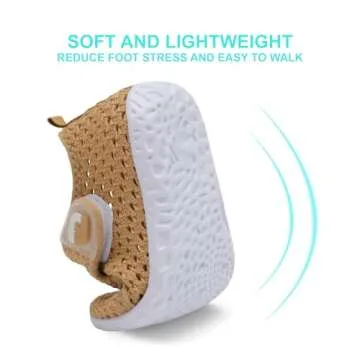 Baby Boys Girls Water Sports Shoes Barefoot Kids Aqua Sneakers Beach Sandals Swim Shoes Mesh Brown 12-18 Months Infant