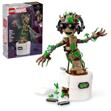 LEGO Marvel Dancing Groot Interactive Playset for Kids