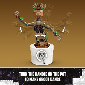 LEGO Marvel Dancing Groot Interactive Playset for Kids