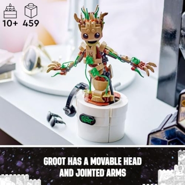 LEGO Marvel Dancing Groot Interactive Playset for Kids