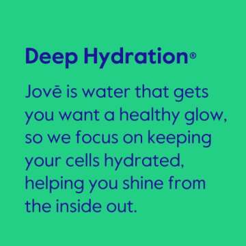 Jove Alkaline pH Water, Skin & Cellular Hydration, pH 9.5+, Refreshing, Great Taste, 1 Liter (Pack of 12)