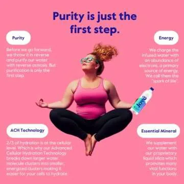 Jove Alkaline pH Water, Skin & Cellular Hydration, pH 9.5+, Refreshing, Great Taste, 1 Liter (Pack of 12)