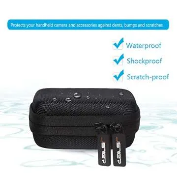 JSVER Hard Travel Storage Case for GoPro and Cameras