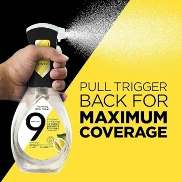 9 Elements Natural Dish Soap Spray with Lemon Oil - 64oz