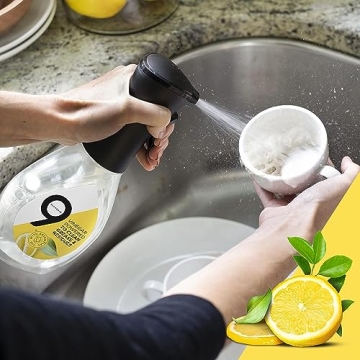 9 Elements Natural Dish Soap Spray with Lemon Oil - 64oz