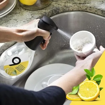 9 Elements Natural Dish Soap Spray with Lemon Oil - 64oz