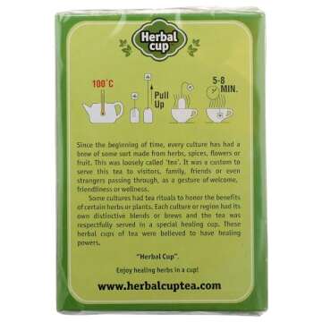 Herbal Cup Ayurveda Moringa Tea: Organic Turmeric & Hibiscus, 16 Count