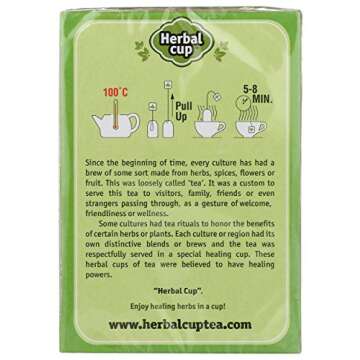 Herbal Cup Ayurveda Moringa Tea, Organic Turmeric Blend