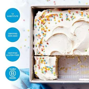 King Arthur, Measure for Measure Flour, Certified Gluten-Free, Non-GMO Project Verified, Certified Kosher, Non-Dairy, 1 Pound, Packaging May Vary