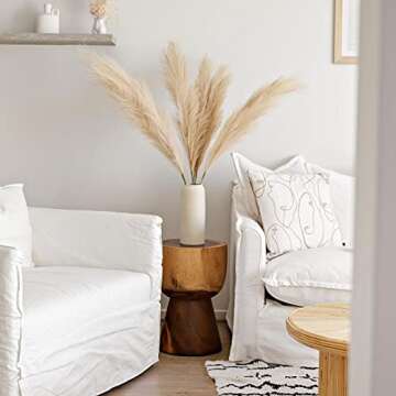 ANNIE&PANDA Faux Pampas Grass - Elegant 43" Home Decor