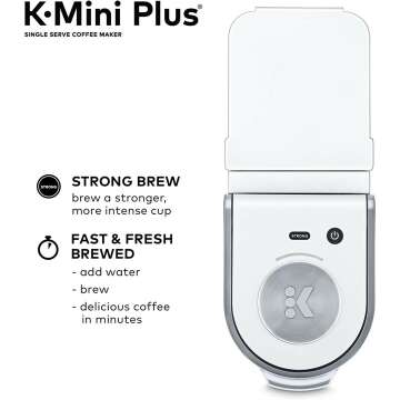 Keurig K-Mini Plus Coffee Maker - Single Serve Brew