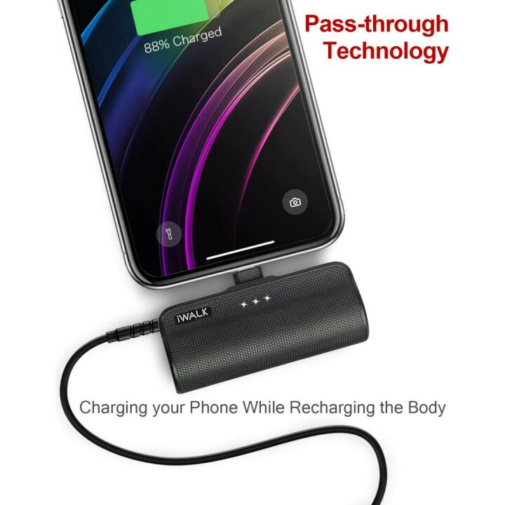 iWALK 3350mAh Mini Portable Charger for iPhone
