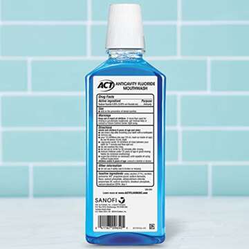 ACT Total Care Anticavity Fluoride Mouthwash 3pk - Icy Clean Mint 18 fl. oz.