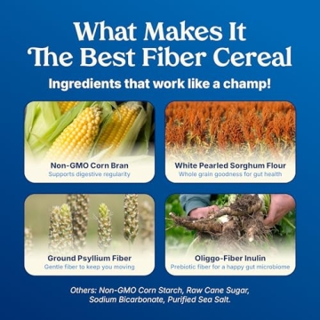 Poop Like A Champion Ultra High Fiber Cereal for Digestive Health