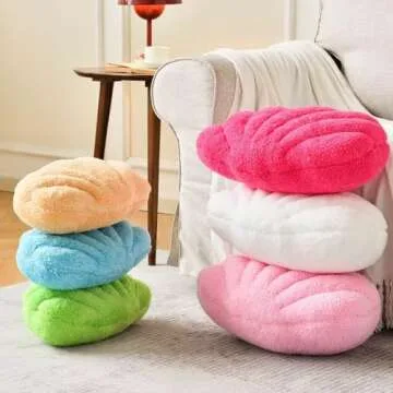 VBGYA Seashell Decorative Pillow - Ocean-Inspired Soft Plush