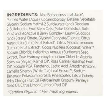 Andalou Naturals Shower Gel, Citrus Verbena Uplifting - 8.5 Fl Oz