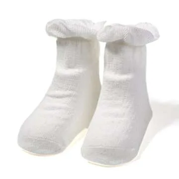 Non Slip Ruffle Baby Socks for Girls - EPEIUS