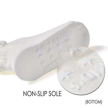 Non Slip Ruffle Baby Socks for Girls - EPEIUS