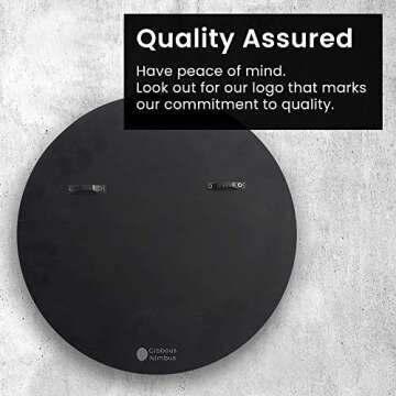 Gibbous Nimbus Large 12.2" Moon Phase Shelf Set (5 PCS) - Boho Wall Decor - Black Wooden Crescent Moon Crystal Display Shelf Decor…