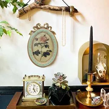 CISOO Vintage Oval Picture Frame for Elegant Decor