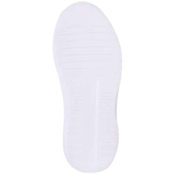 Nautica Youth Girls Athletic Fashion Lace Up Tennis Sneakers-Kappil Metallic-Pink Metallic Black Size-5