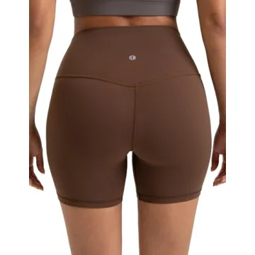 Colorfulkoala Women's Dreamlux High Waisted Yoga Shorts - Soft, Stretchy & Supportive