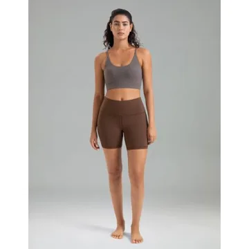 Dreamlux High Waisted Yoga Shorts Soft Stretchy Supportive