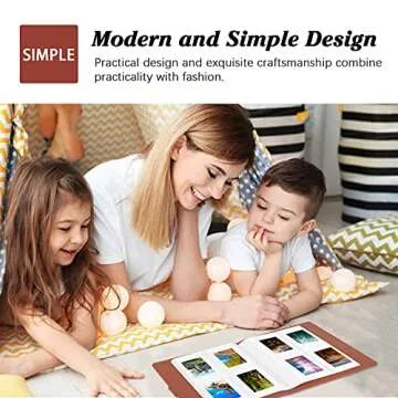 256 Photos Album for Fujifilm Instax Mini Camera/Polaroid 2”x3” Pictures, 2x3 Photo Album Book for Fujifilm Instax Mini 11 12 evo 9 90 70 40 8 Instant Camera & Instax Mini Instant Film (Brown)