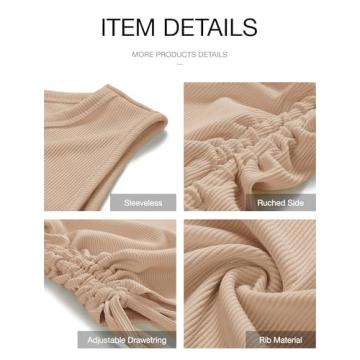 BTFBM Women’s Sleeveless Bodycon Dress - Perfect for Summer