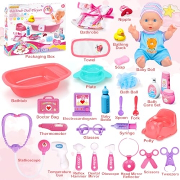 PROOU Baby Doll Care Toys for Toddlers - 30PC Set