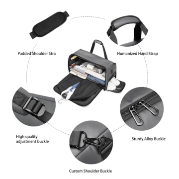 Moulyan Convertible Garment Duffle Bag for Travel